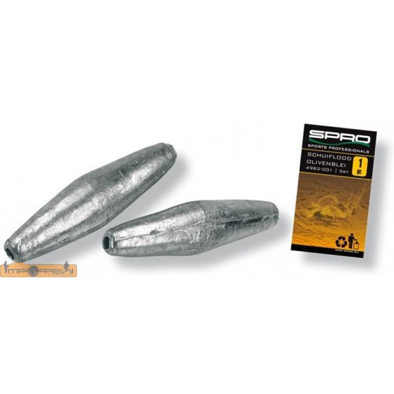 Груз свинцовый оливка SPRO Olive Welghts 20гр/4шт Груз свинцовый оливка SPRO Olive Welghts 20гр/4шт