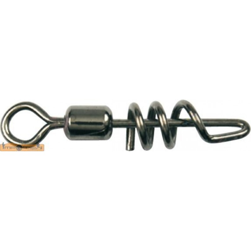 Карабин с вертлюжком SPRO EASY-ROLLING SWIVEL №1/0/60кг/5шт Карабин с вертлюжком SPRO EASY-ROLLING SWIVEL №1/0/60кг/5шт