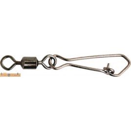 Карабин с вертлюжком SPRO ROLLING SWIVEL WITH HOOK SNAP №1/45кг/10шт Карабин с вертлюжком SPRO ROLLING SWIVEL WITH HOOK SNAP №1/45кг/10шт