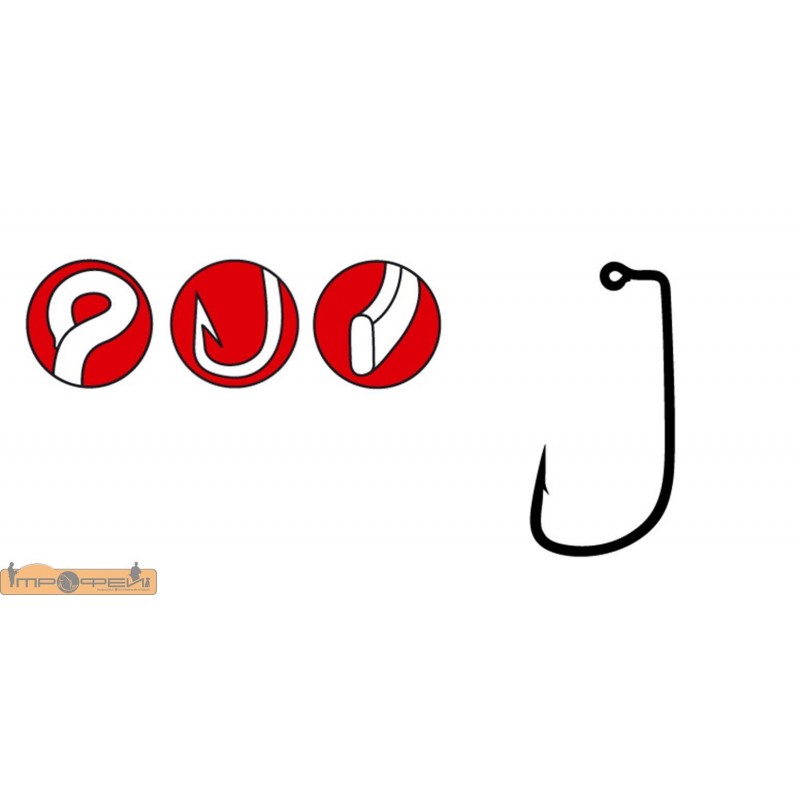 Крючки GAMAKATSU JIG 29 №006/Black/25шт Крючки GAMAKATSU JIG 29 №006/Black/25шт