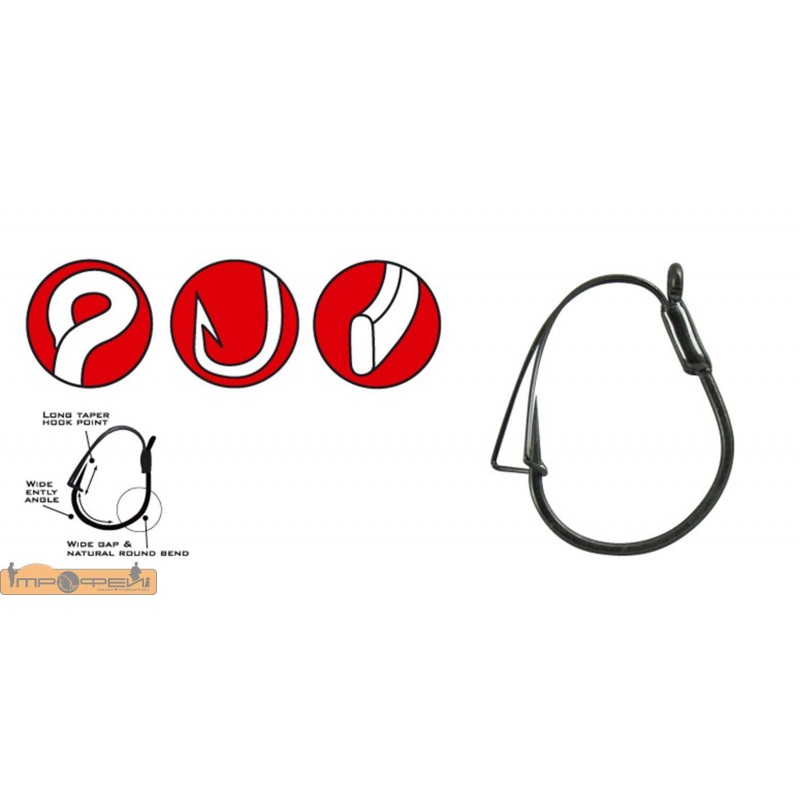 Крючки GAMAKATSU WORM 318 WACKY WEEDLESS №001/NS Black/4шт Крючки GAMAKATSU WORM 318 WACKY WEEDLESS №001/NS Black/4шт