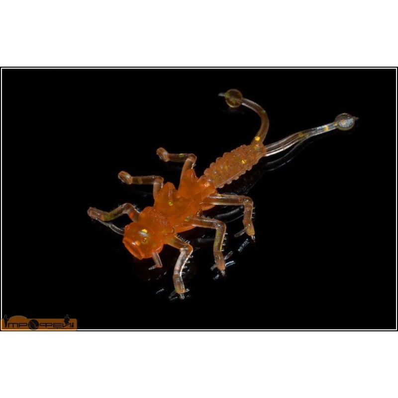 Приманка силиконовая 10109 Веснянка (оранжевый флюо) Приманка силиконовая 10109 Веснянка (оранжевый флюо)