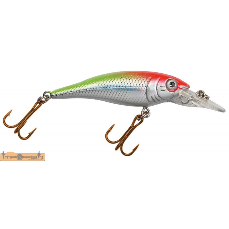 Воблер SPRO PowerCatcher Cranky Minnow 55, плавающий, до 2m, 5,5cm, 3gr, цвет-Clown,Арт. 4412 004